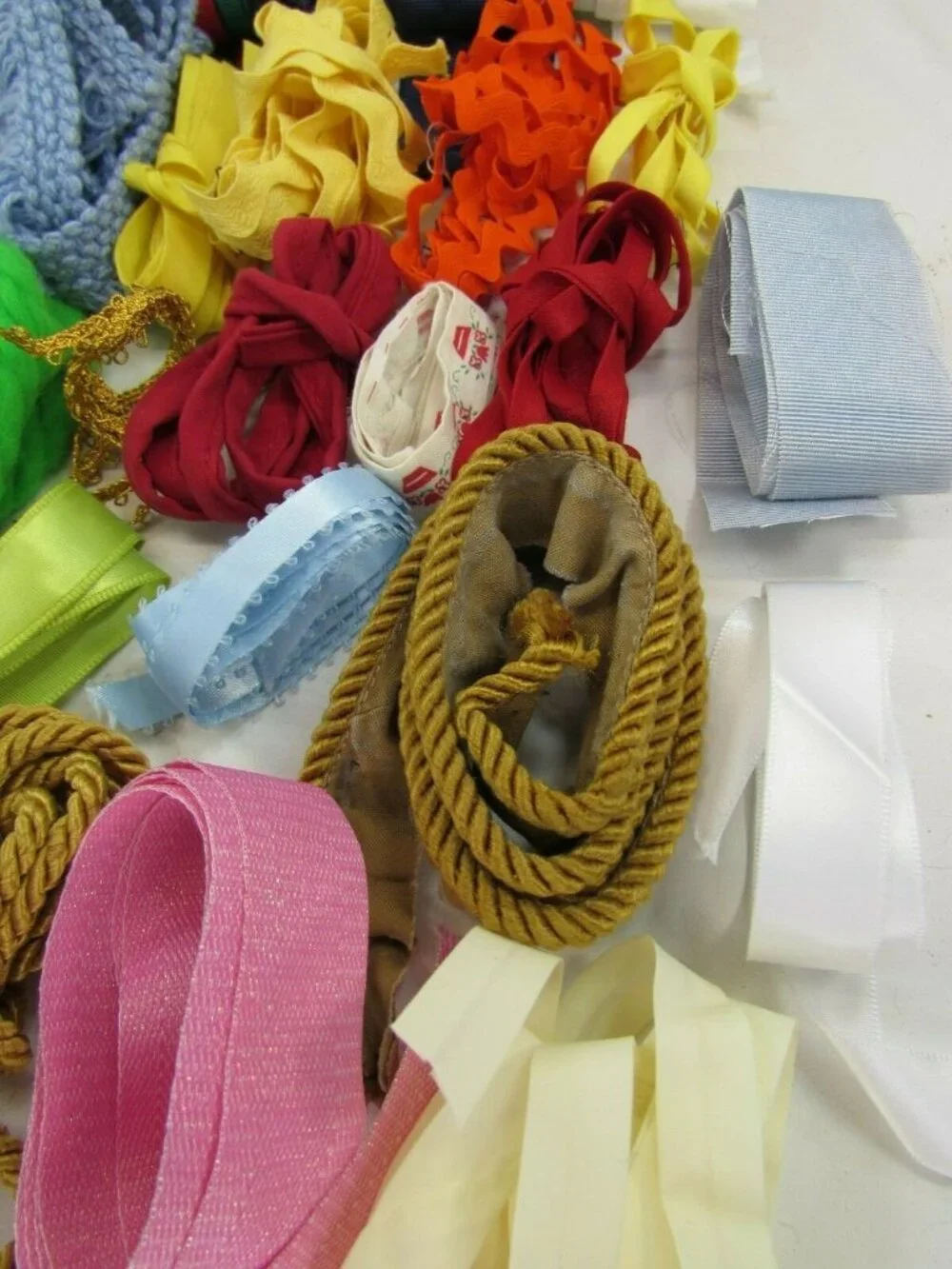 Lot Ribbon Trim Bias Tape Fringe Cord Seam Binding 34466 74 Yards